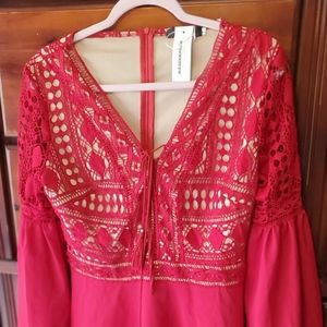 Red mimi dress size LG.